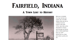 Desktop Screenshot of fairfieldindiana.com